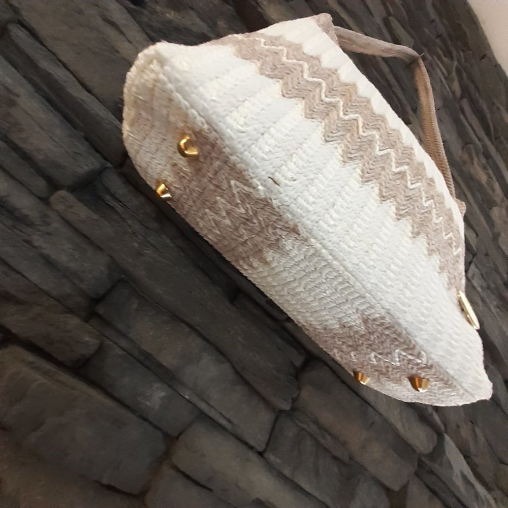 Alma Creazioni Made In Italy. Weave shoulder bag. - Picture 4 of 7